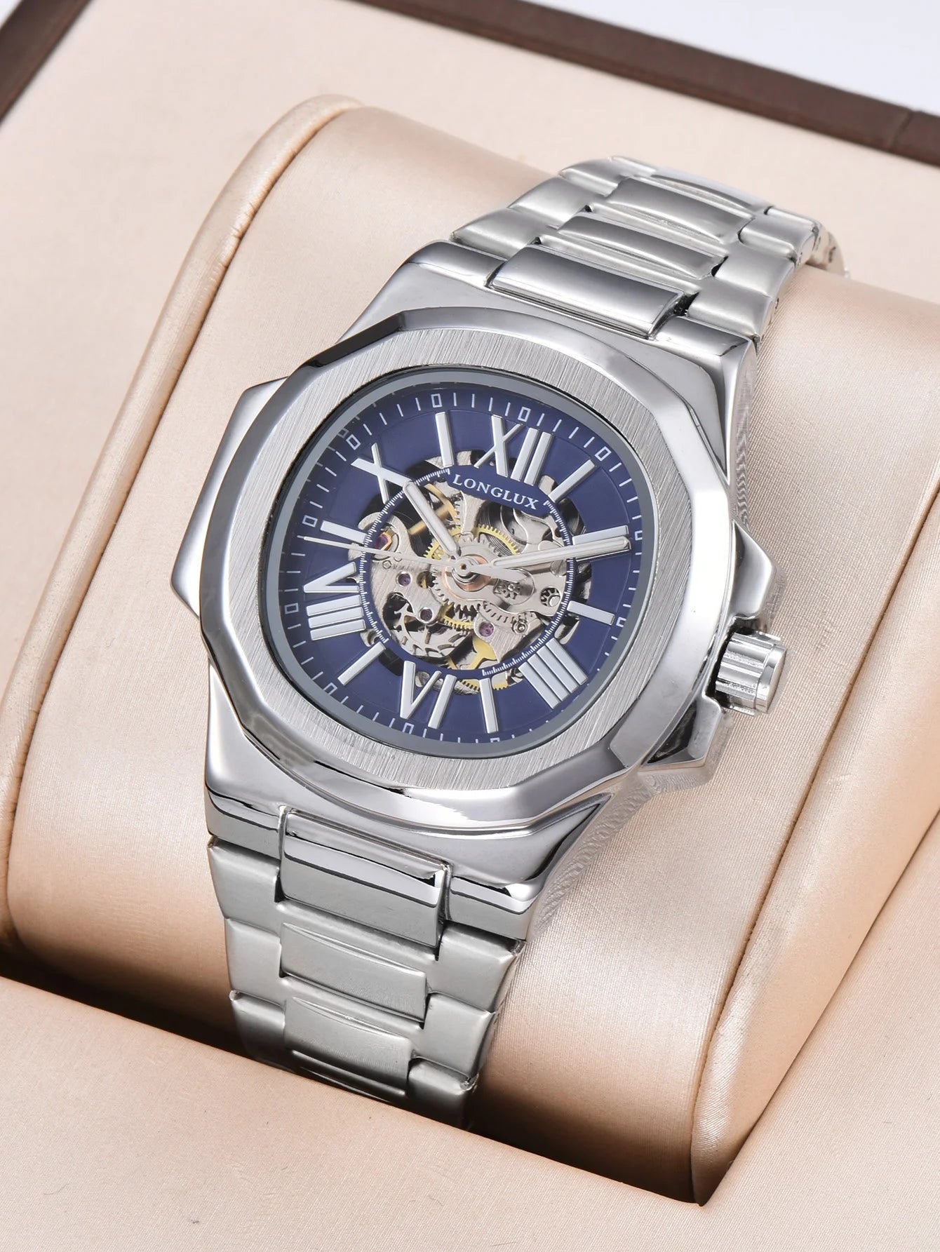 LONGLUX  mechanical men watch