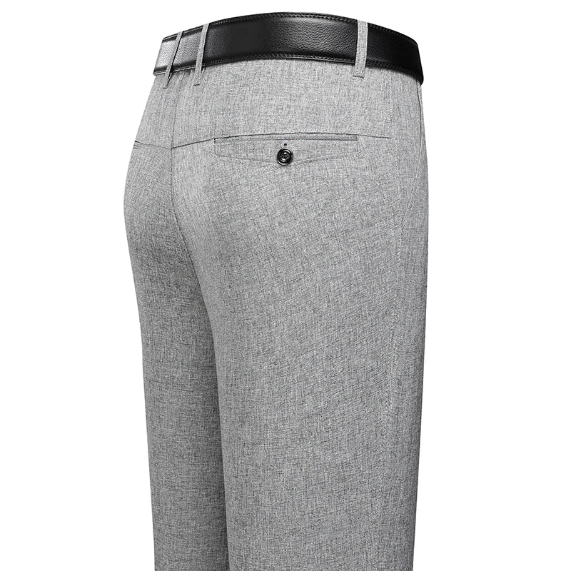 Premium Men's Pants – Business Casual, Formal and Comfortable, Black and Grey, Suitable for All Occasions