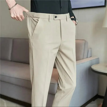 Premium Men's Dress Pants – Business Casual Slim Fit