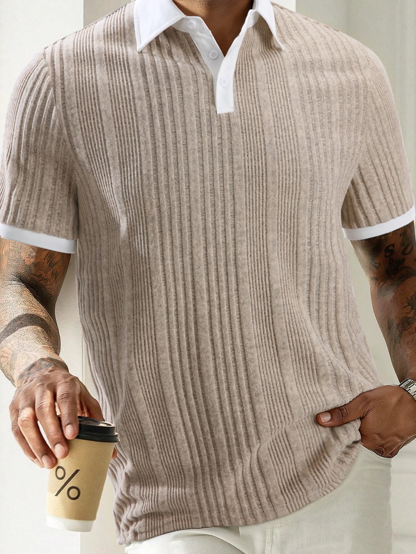 Men's Polo Shirt – Lightweight, Breathable, and Fashionable, Perfect for Casual and Social Settings