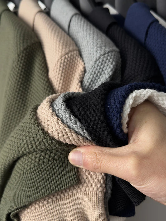 Men's Polo Shirt – Premium Knit, Short Sleeve, Versatile Summer Style