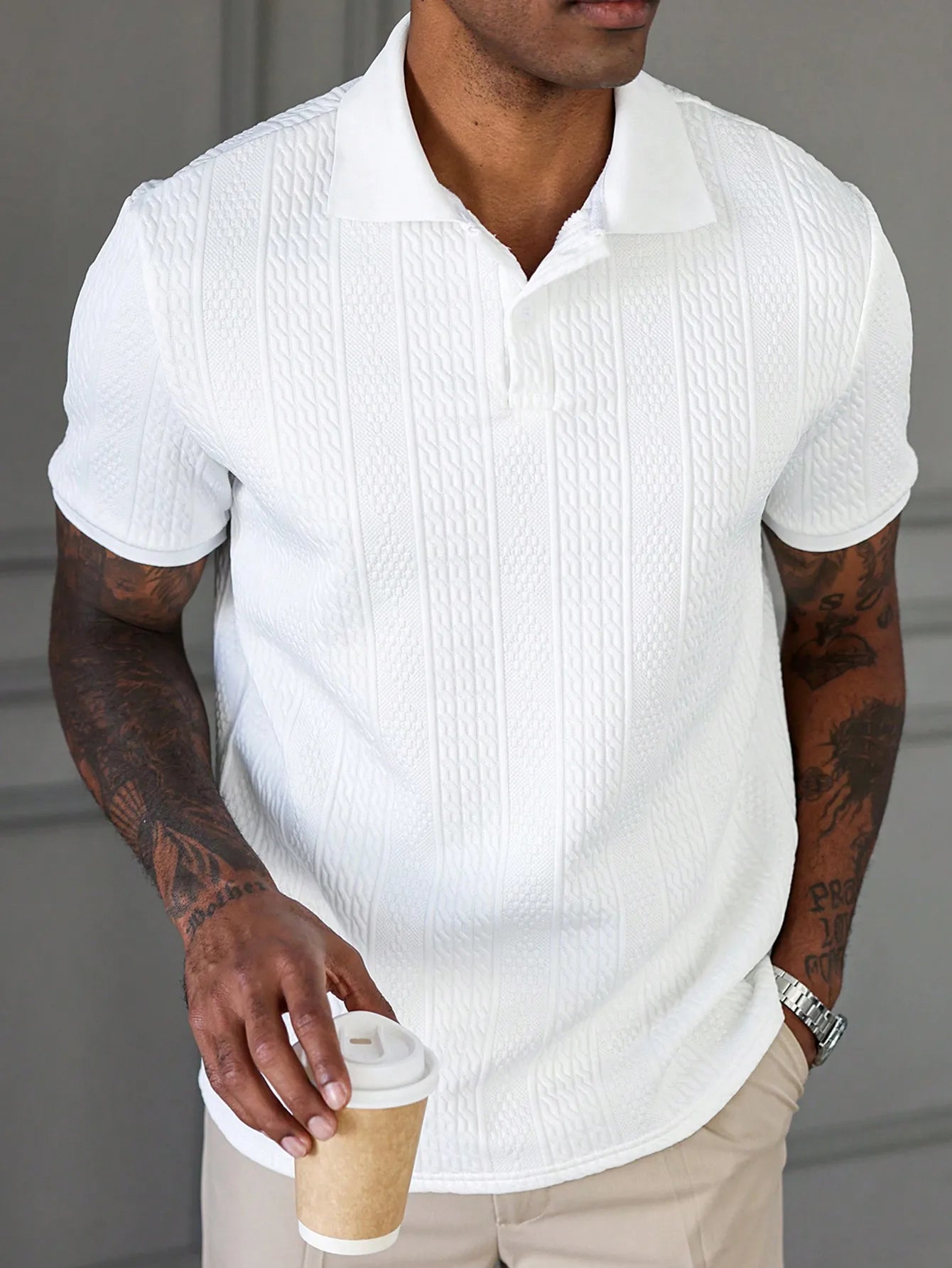 Men's Polo Shirt – Lightweight, Fashionable, and Breathable, Perfect for Casual and Social Settings